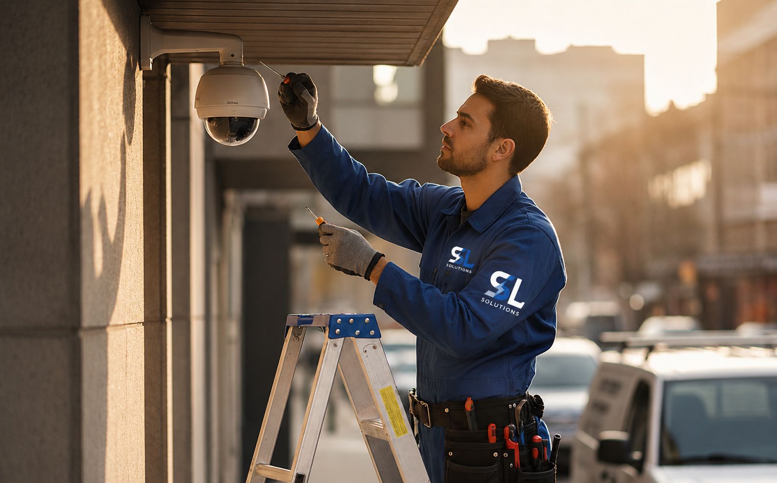 Instalación de cámaras de vigilancia   — SL Solutions